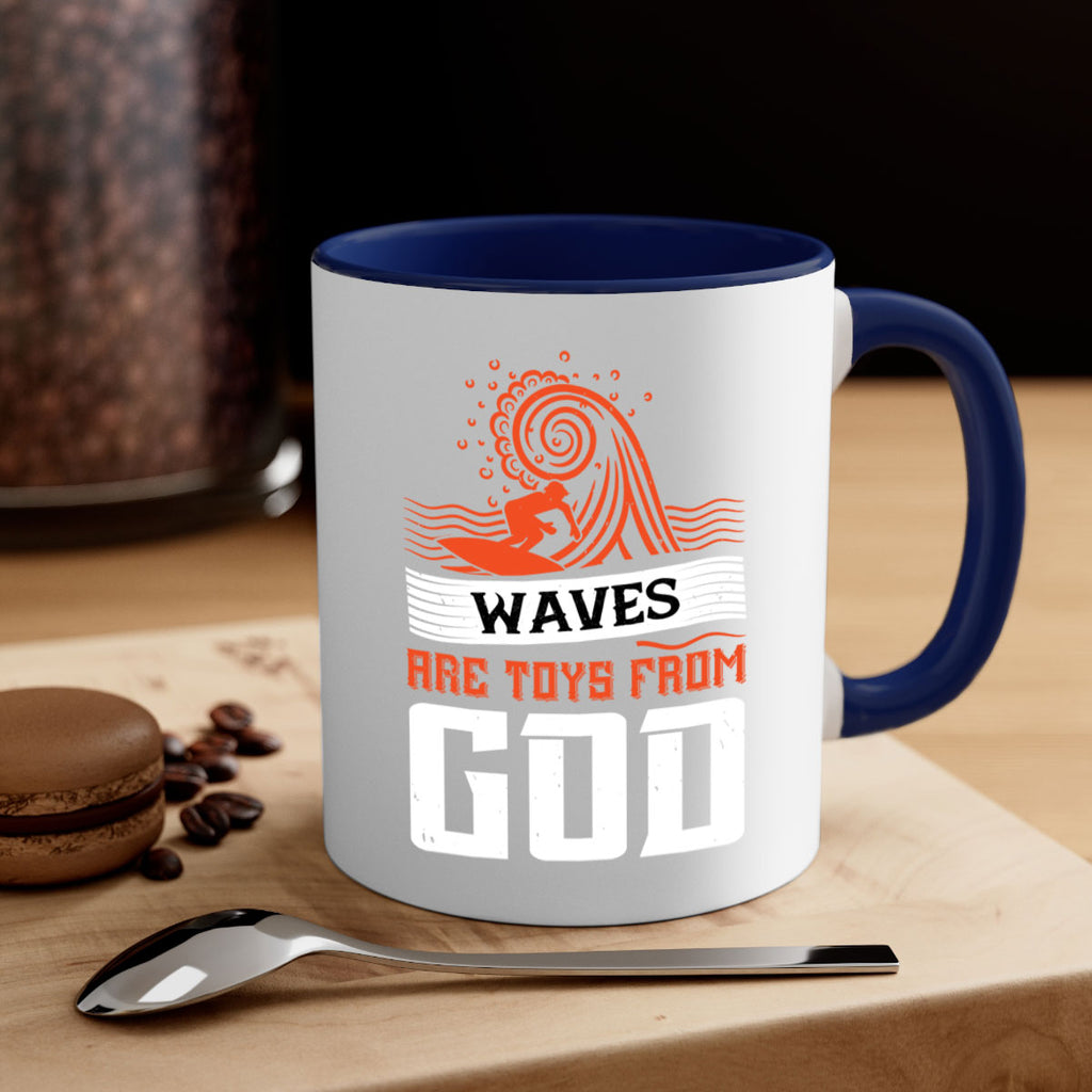 Waves are toys from God 2387#- surfing-Mug / Coffee Cup