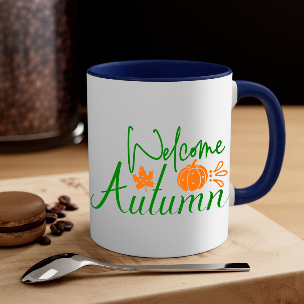 Welcome Autumn 627#- fall-Mug / Coffee Cup