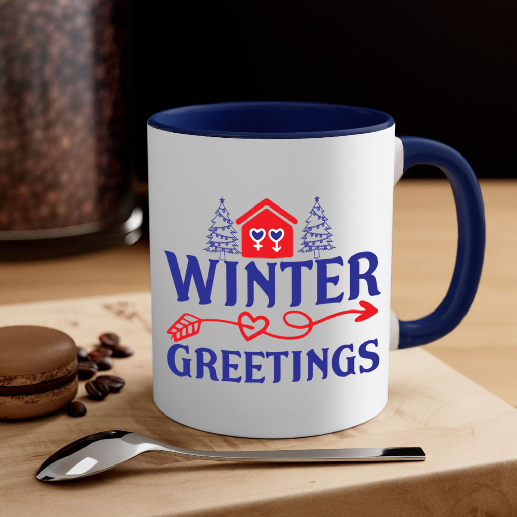 Winter Greetings 551#- winter-Mug / Coffee Cup