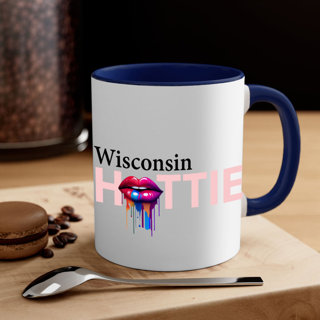 Wisconsin Hottie with dripping lips 49#- Hottie Collection-Mug / Coffee Cup