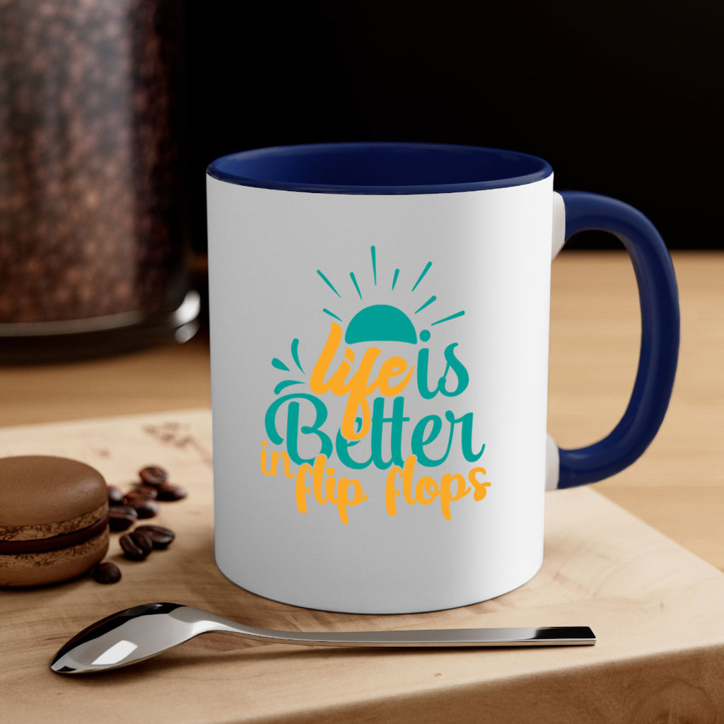 life is better in flip flops Style 90#- Summer-Mug / Coffee Cup