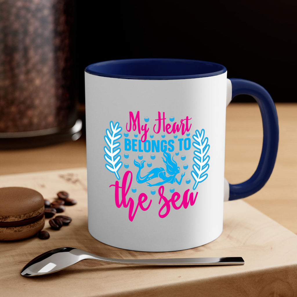 my heart belongs to the sea 516#- mermaid-Mug / Coffee Cup