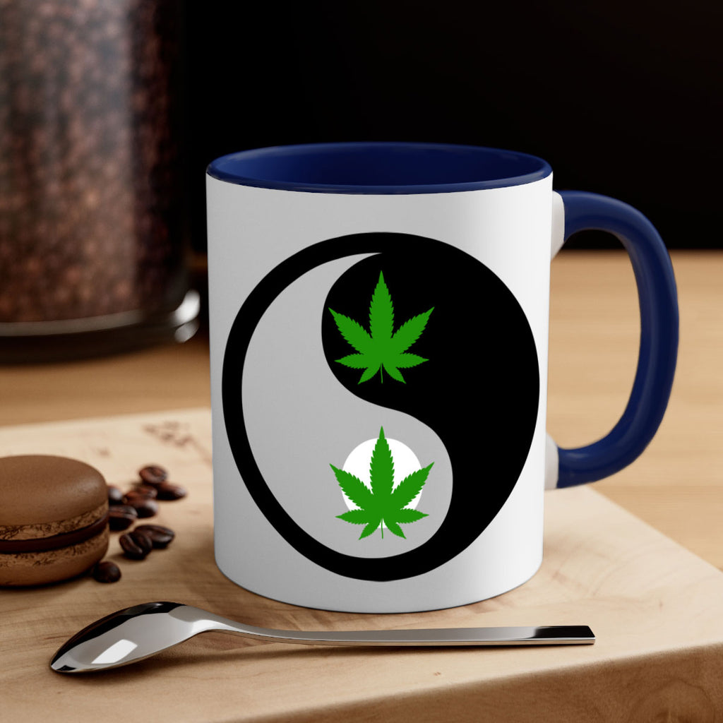 yin and yang weed 311#- marijuana-Mug / Coffee Cup