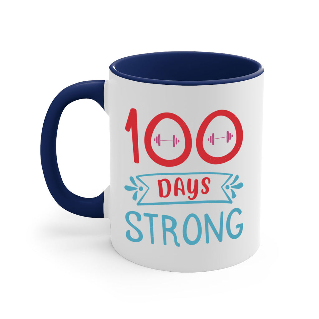 8 days strong 48#- 100 days-Mug / Coffee Cup
