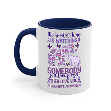 AlzheimerS Awareness Purple Elephant 16#- alzheimers-Mug / Coffee Cup