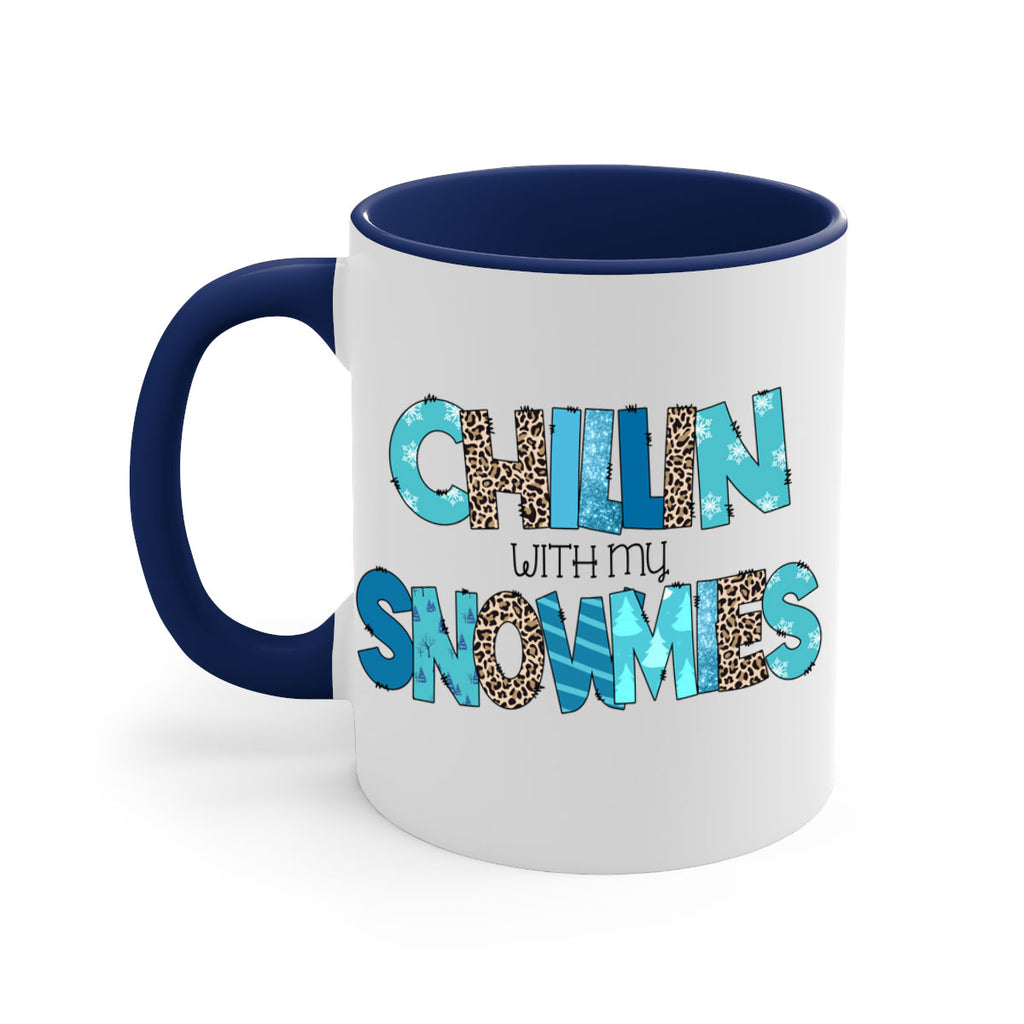 Chillin with my snowmies 43#- winter-Mug / Coffee Cup