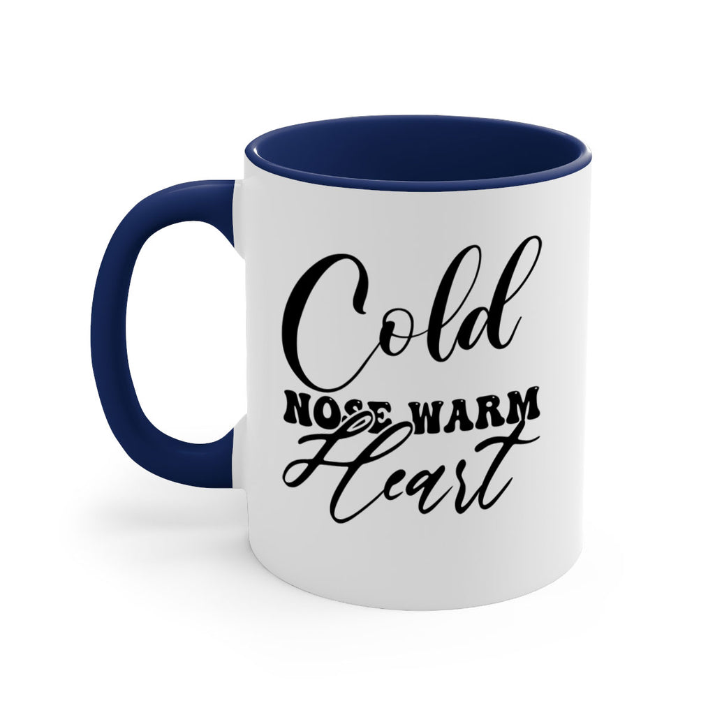 Cold nose warm heart 56#- winter-Mug / Coffee Cup