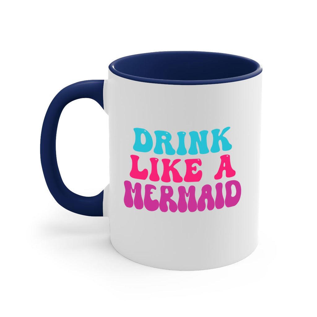 Drink Like A Mermaid 141#- mermaid-Mug / Coffee Cup