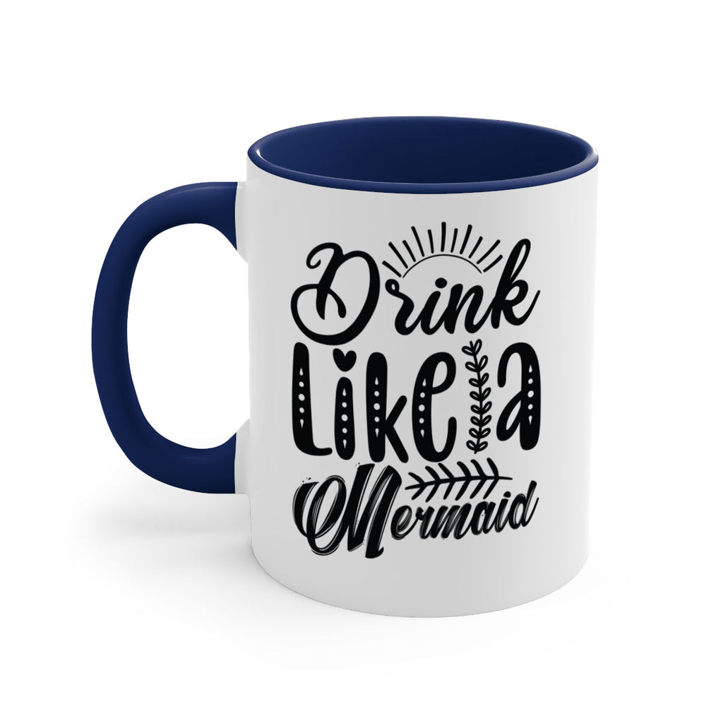 Drink Like a Mermaid 152#- mermaid-Mug / Coffee Cup
