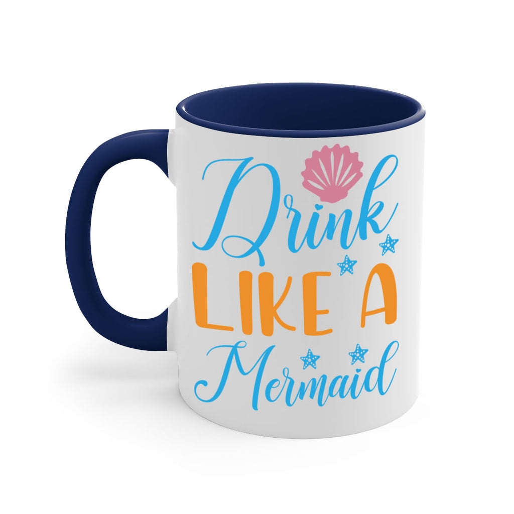 Drink Like a Mermaid 153#- mermaid-Mug / Coffee Cup