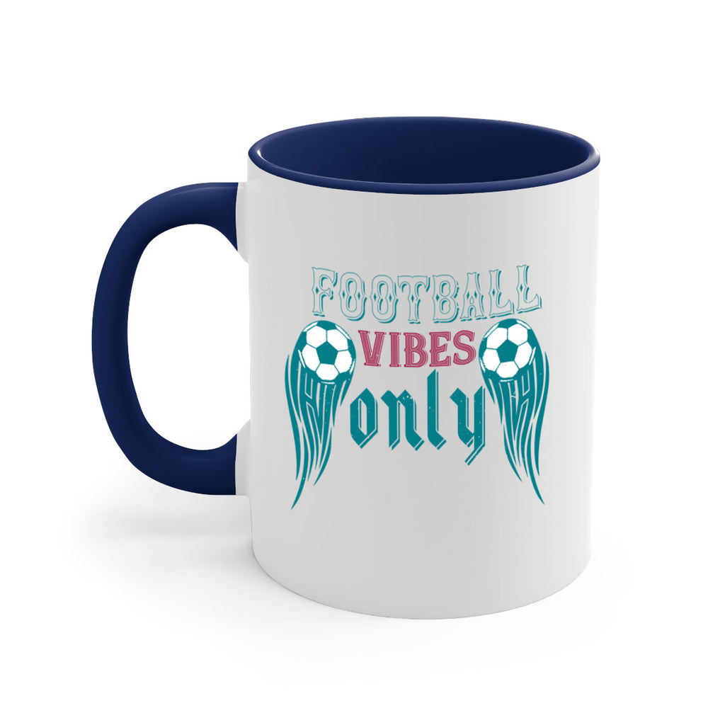 Football vibes only 1232#- football-Mug / Coffee Cup