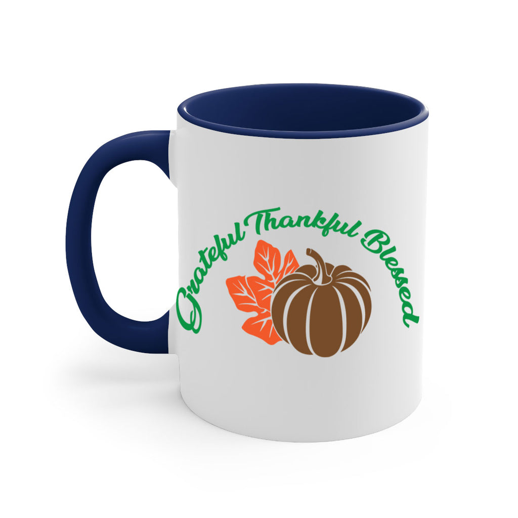 Grateful Thankful Blessed 214#- fall-Mug / Coffee Cup