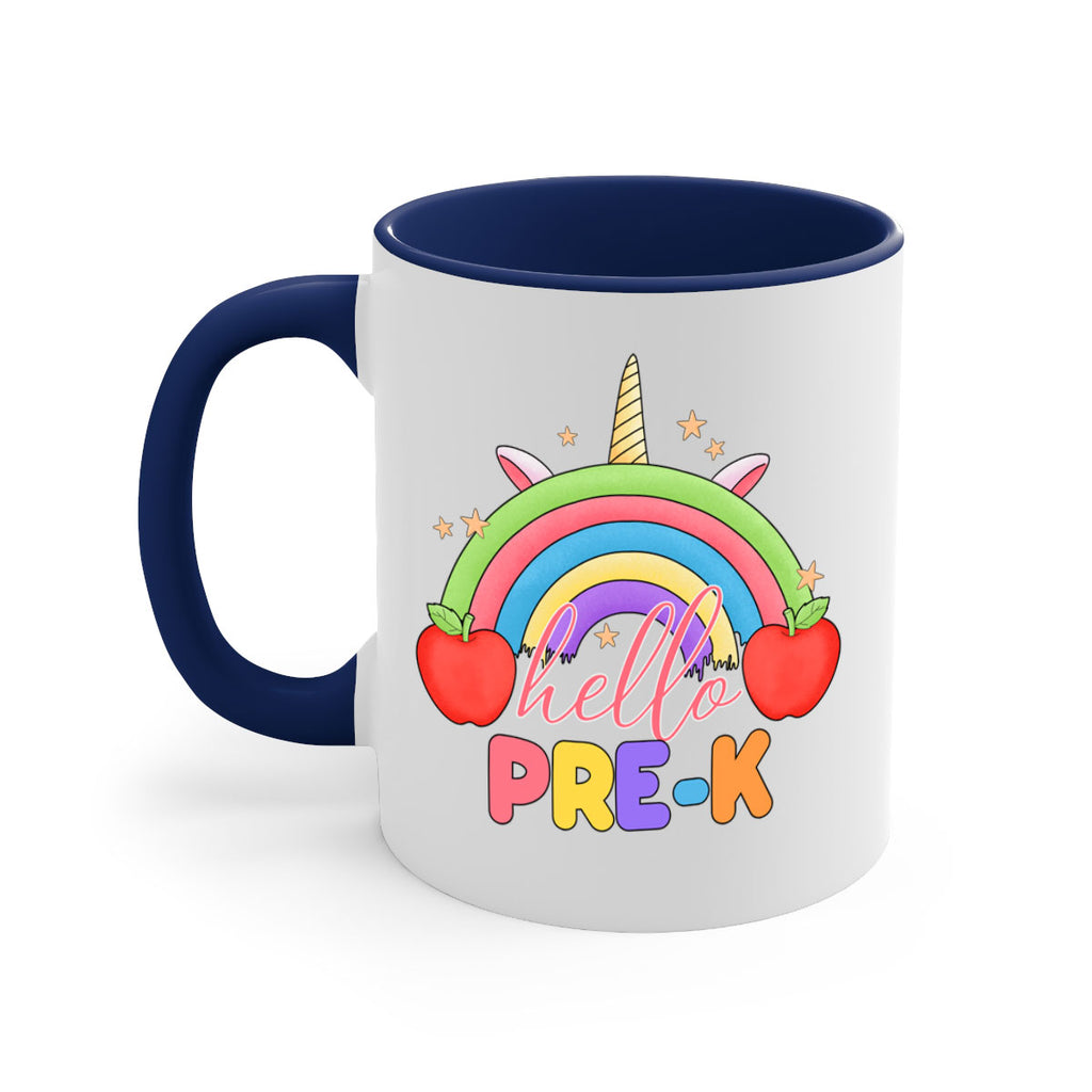 Hello PreK Unicorn Rainbow 7#- preK-Mug / Coffee Cup