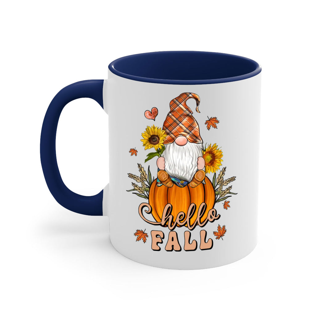 HelloFallAutumnGnome 298#- fall-Mug / Coffee Cup