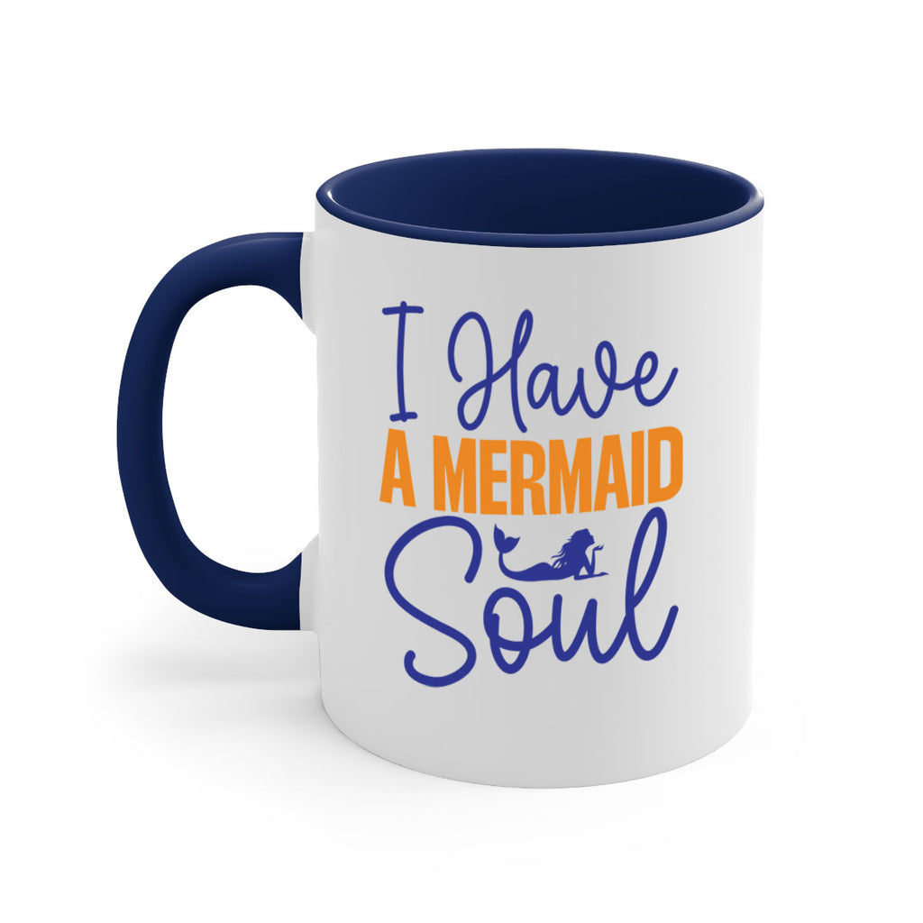 I Have a Mermaid Soul 205#- mermaid-Mug / Coffee Cup