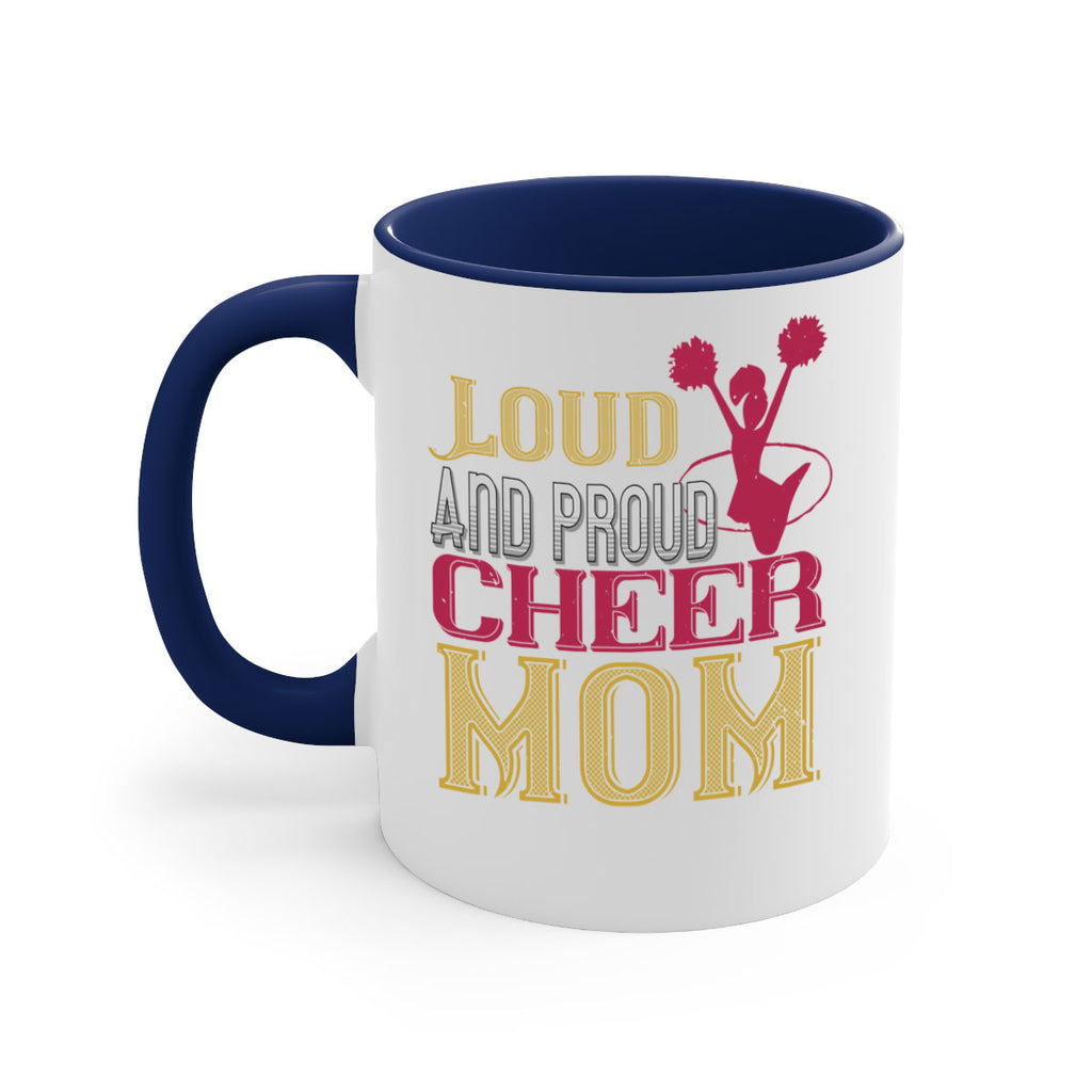 Loud proud cheer mom 764#- football-Mug / Coffee Cup