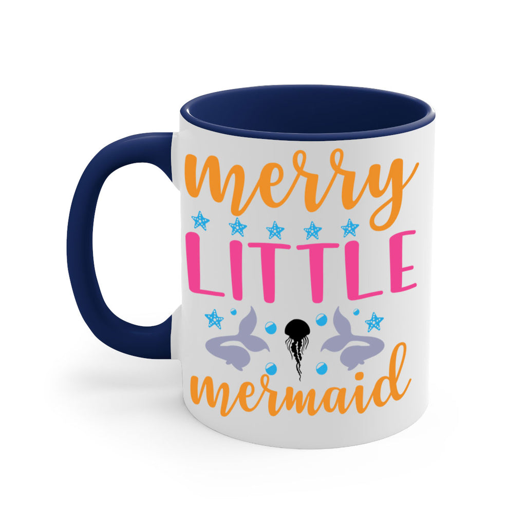Merry Little Mermaid Design 503#- mermaid-Mug / Coffee Cup