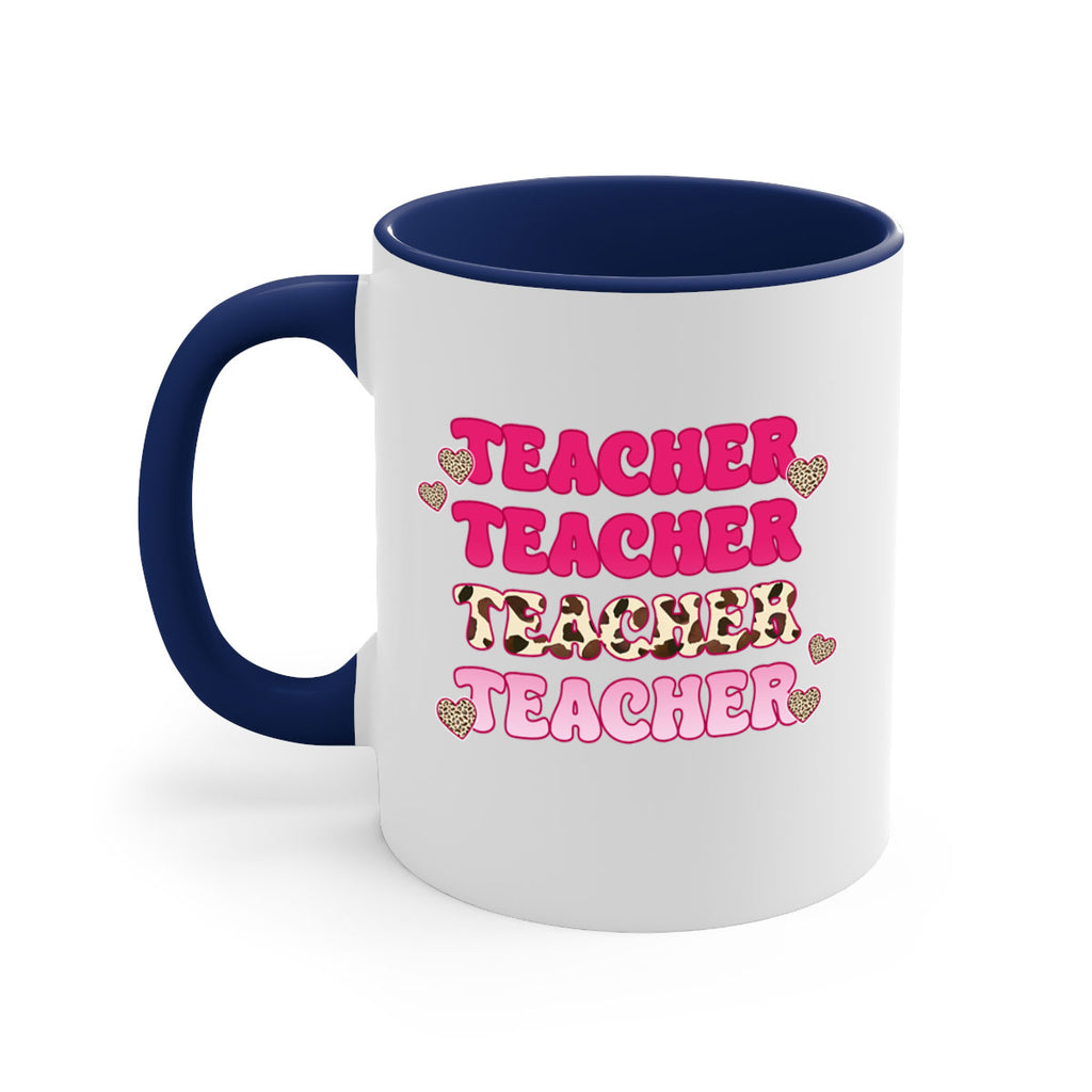 Retro Teacher Valentine 10#- teacher-Mug / Coffee Cup