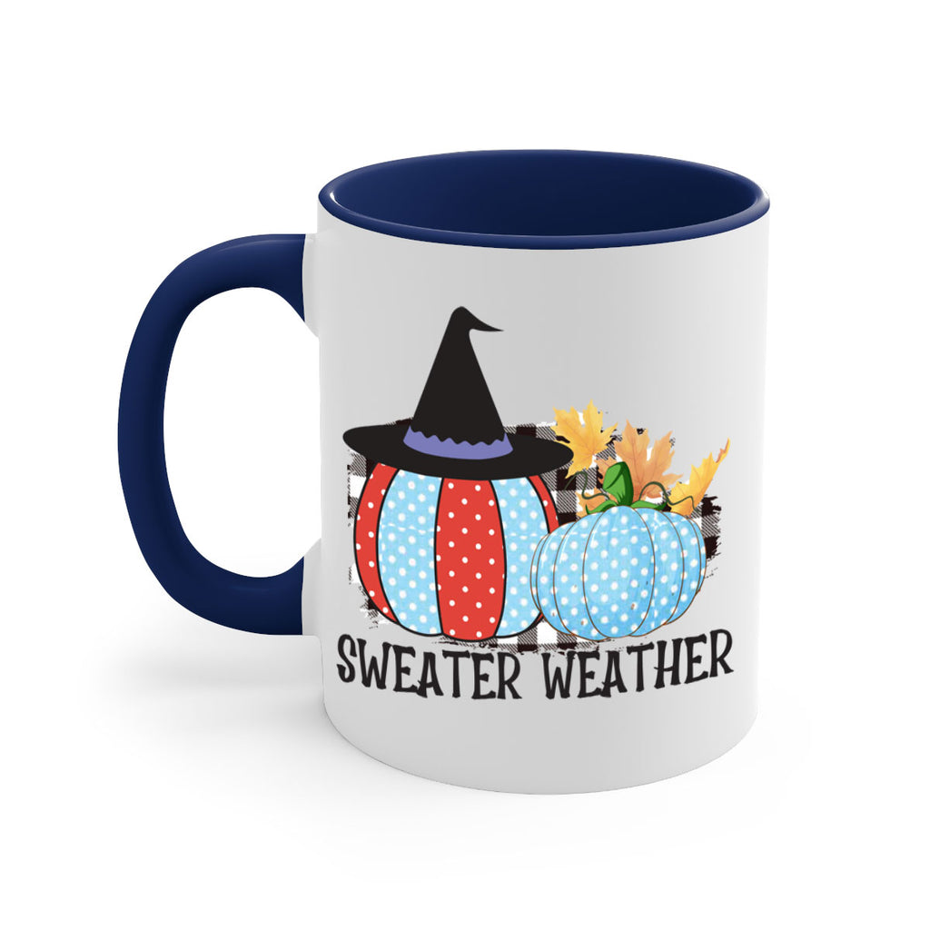 Sweater Weather Pumpkin Gnome 586#- fall-Mug / Coffee Cup