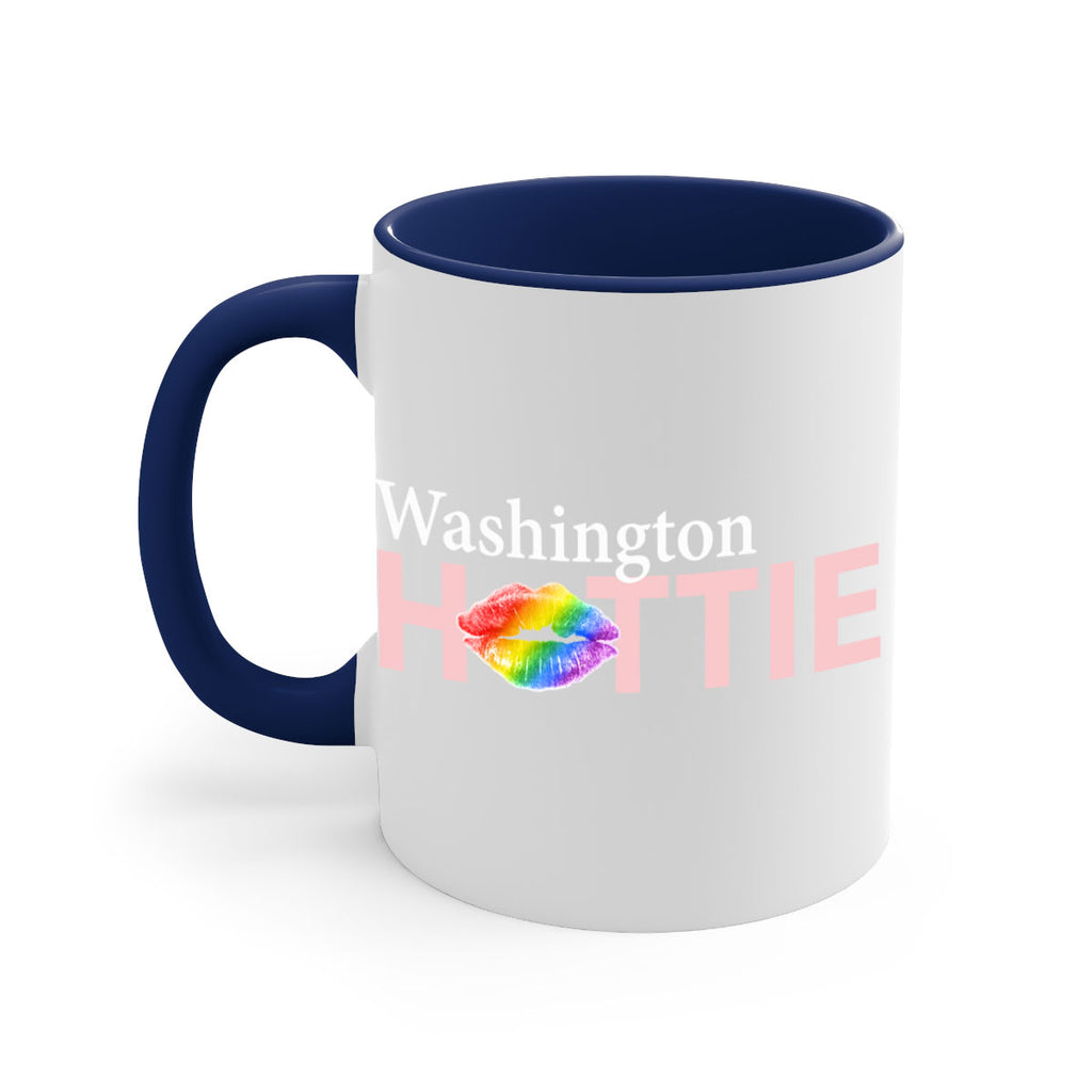 Washington Hottie with rainbow lips 98#- Hottie Collection-Mug / Coffee Cup