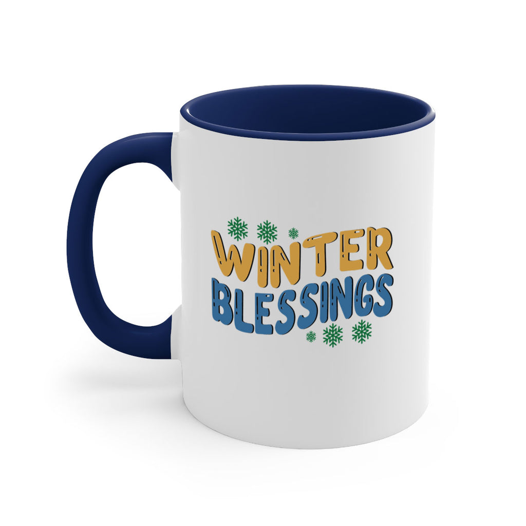 Winter Blessings 547#- winter-Mug / Coffee Cup