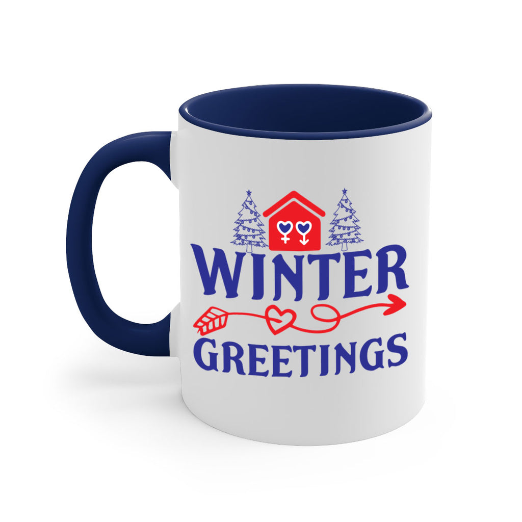 Winter Greetings 551#- winter-Mug / Coffee Cup