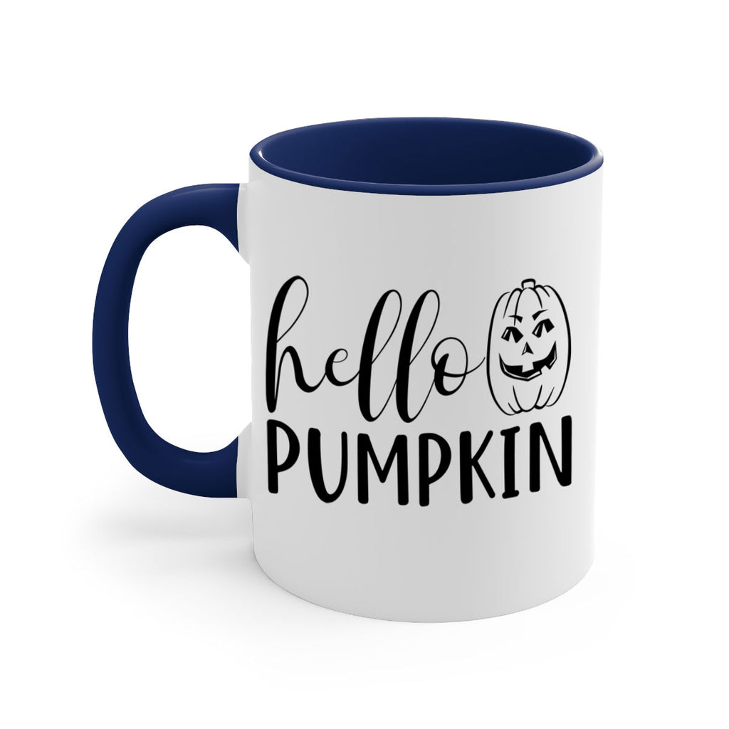 hello pumpkin 287#- fall-Mug / Coffee Cup