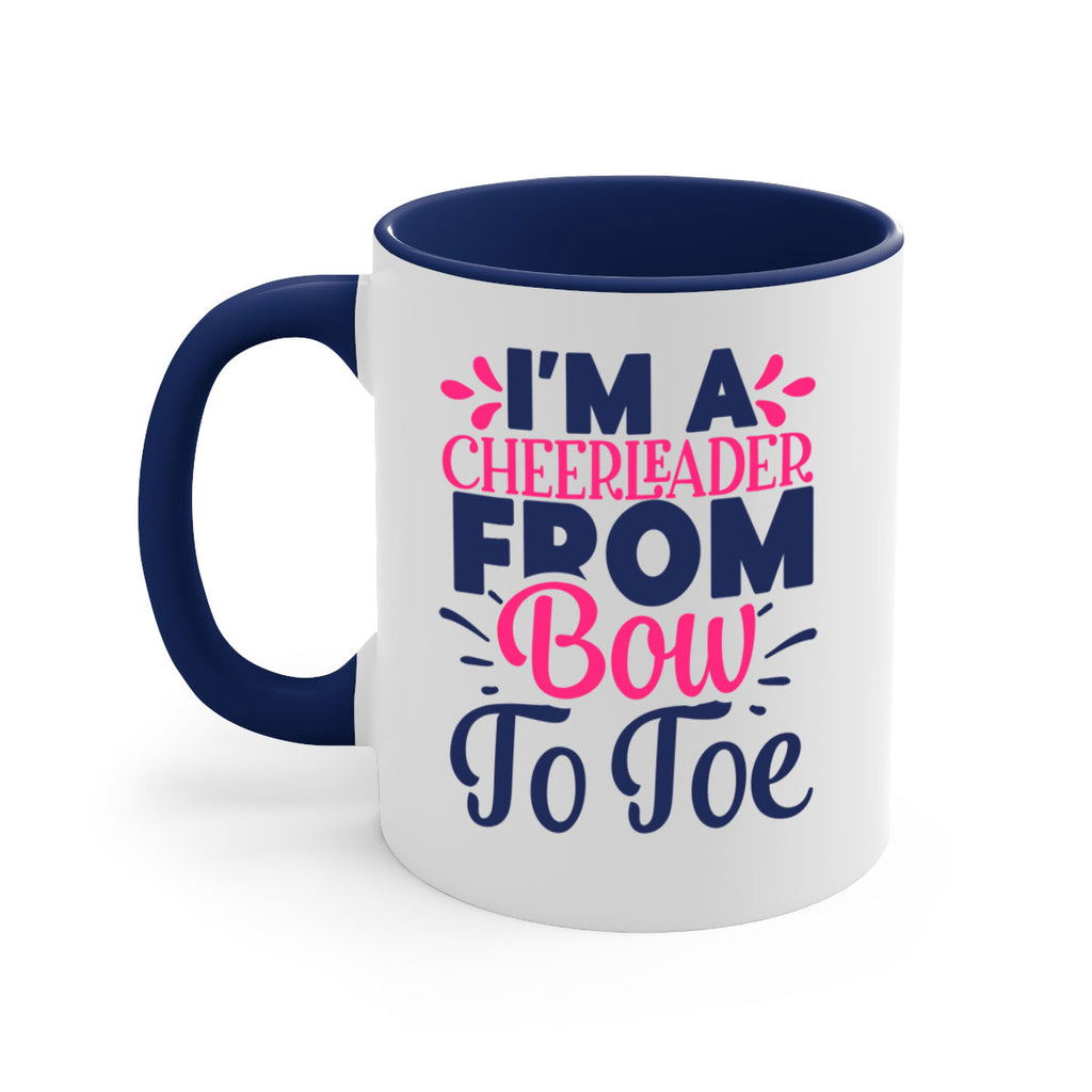 im a cheerleader bow to toe 1741#- cheer-Mug / Coffee Cup