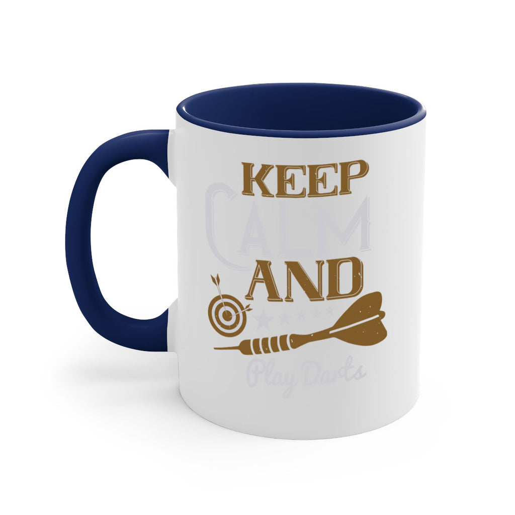 keep calm and play darts 1985#- darts-Mug / Coffee Cup