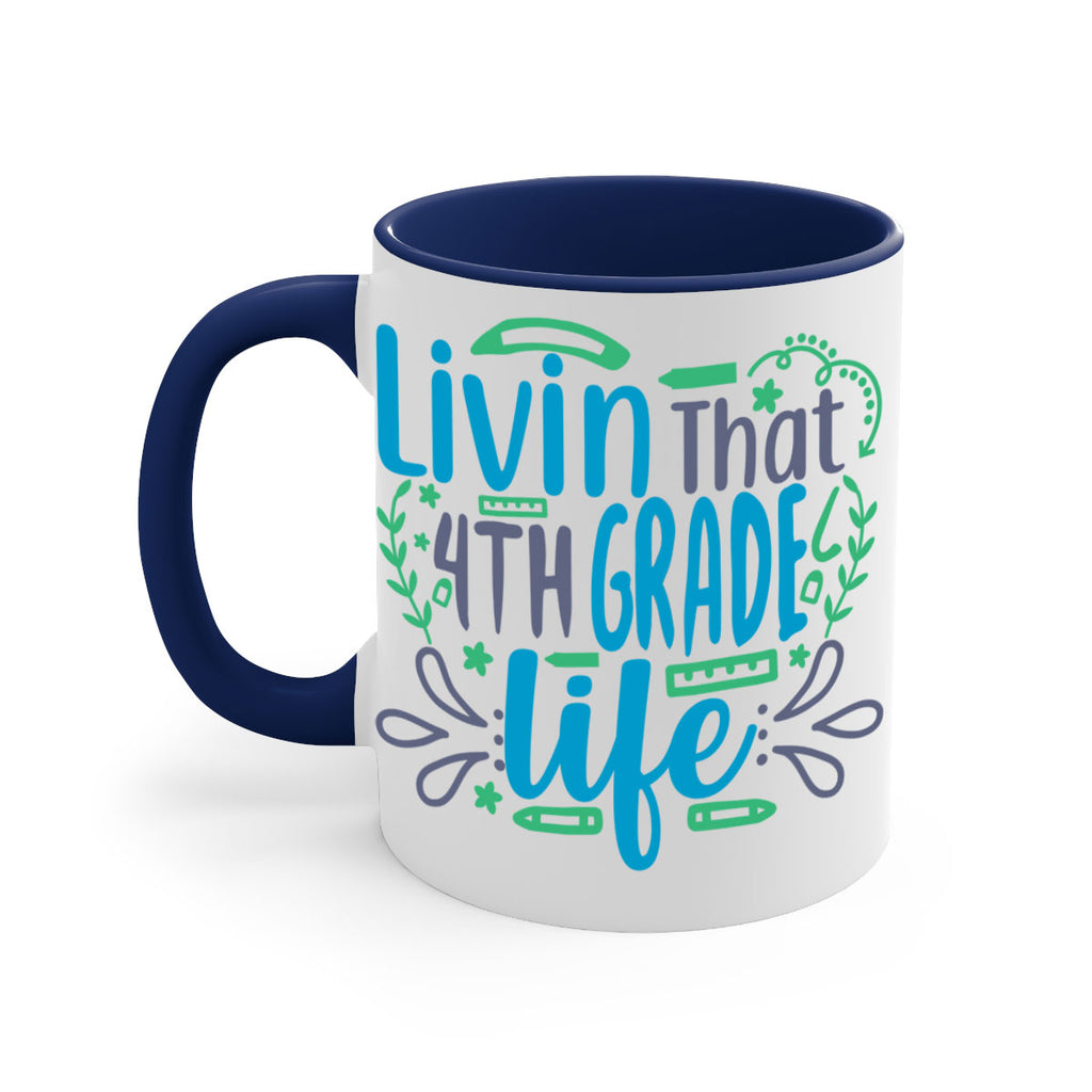 livin that 4th garde life 9#- 4th grade-Mug / Coffee Cup