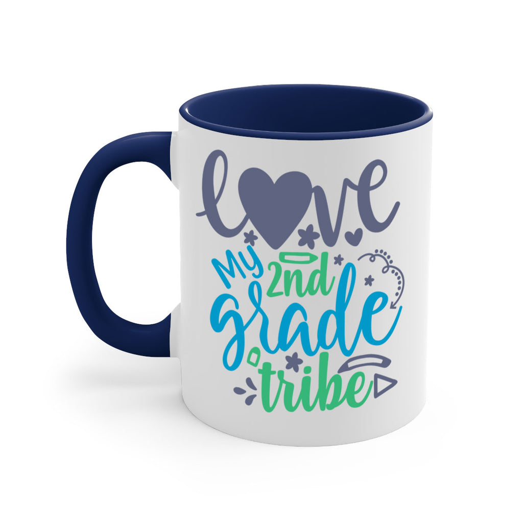 love my 2nd grade tribe 9#- second grade-Mug / Coffee Cup