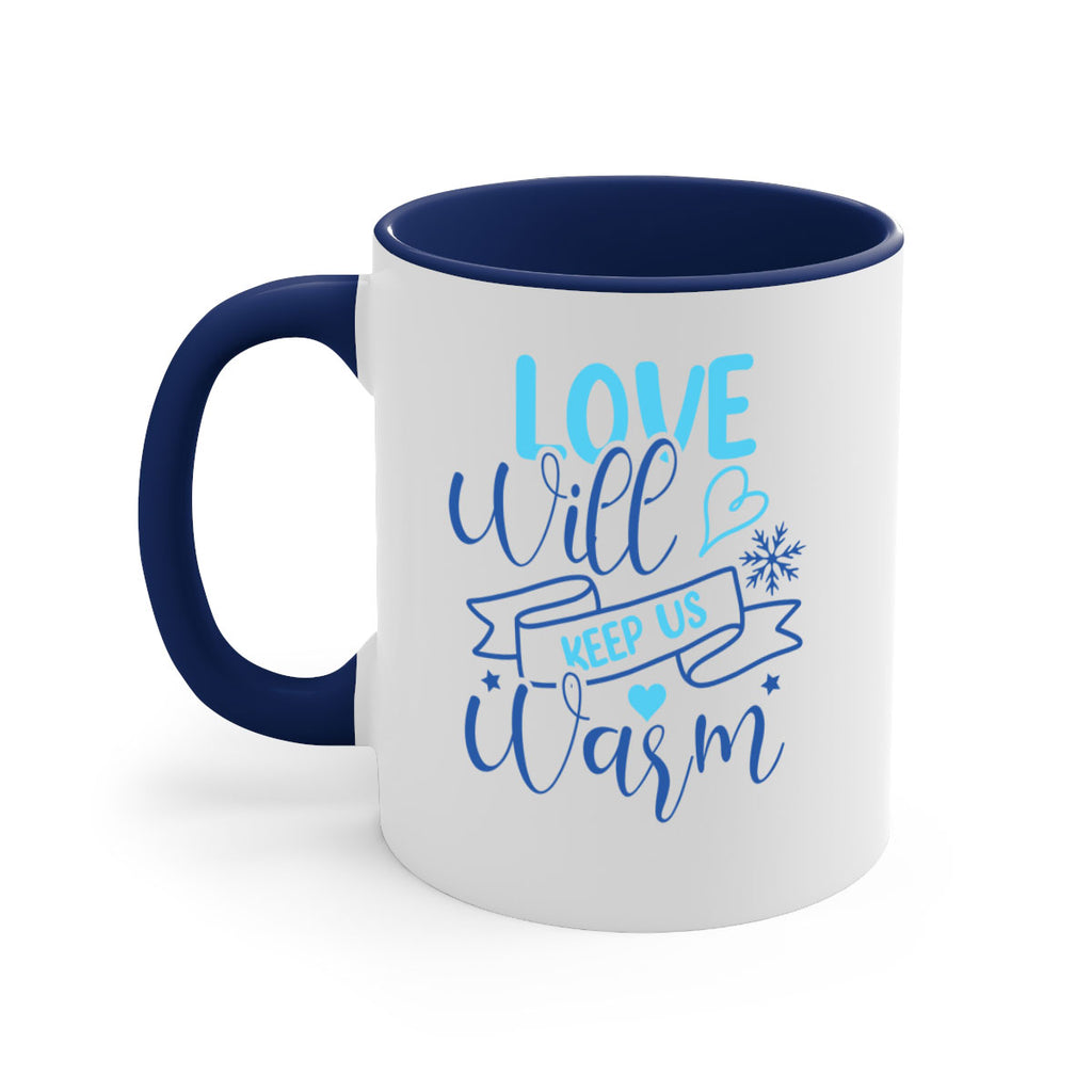 love will keep us warm 313#- winter-Mug / Coffee Cup