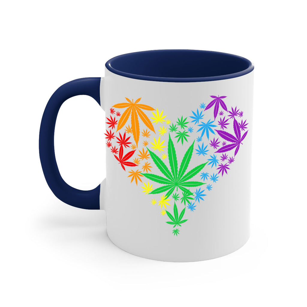 marijuana heart 200#- marijuana-Mug / Coffee Cup