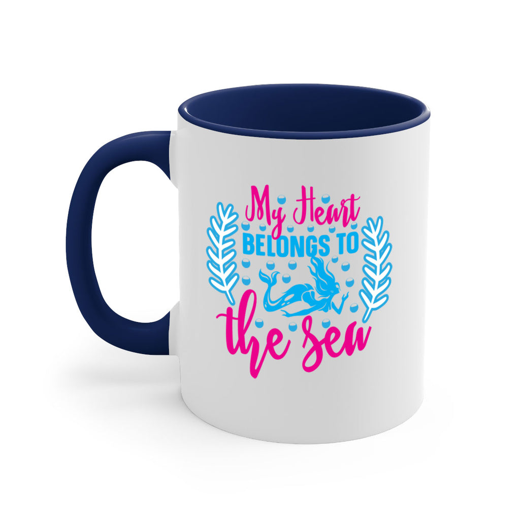 my heart belongs to the sea 516#- mermaid-Mug / Coffee Cup