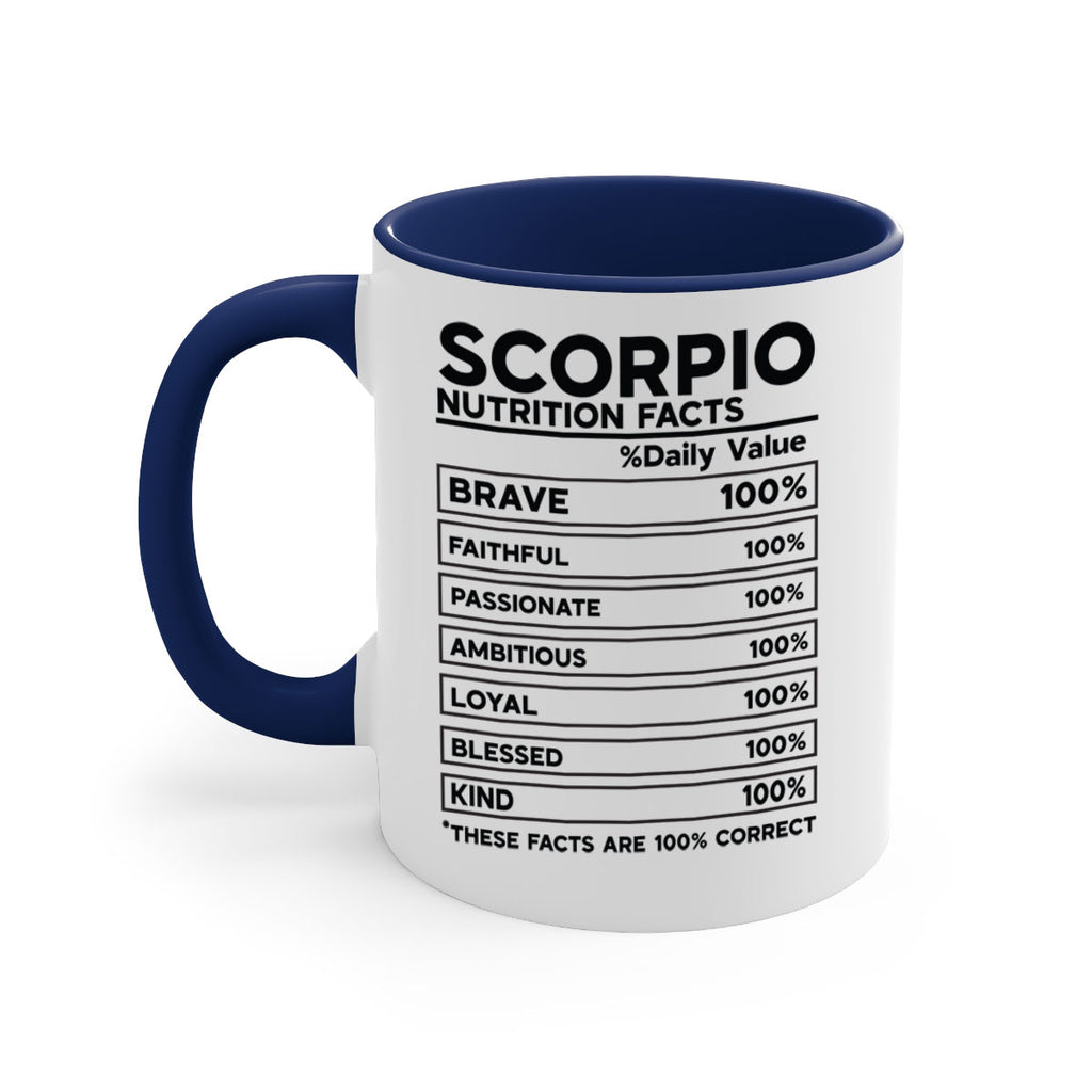 scorpio Nutrition Facts 434#- zodiac-Mug / Coffee Cup