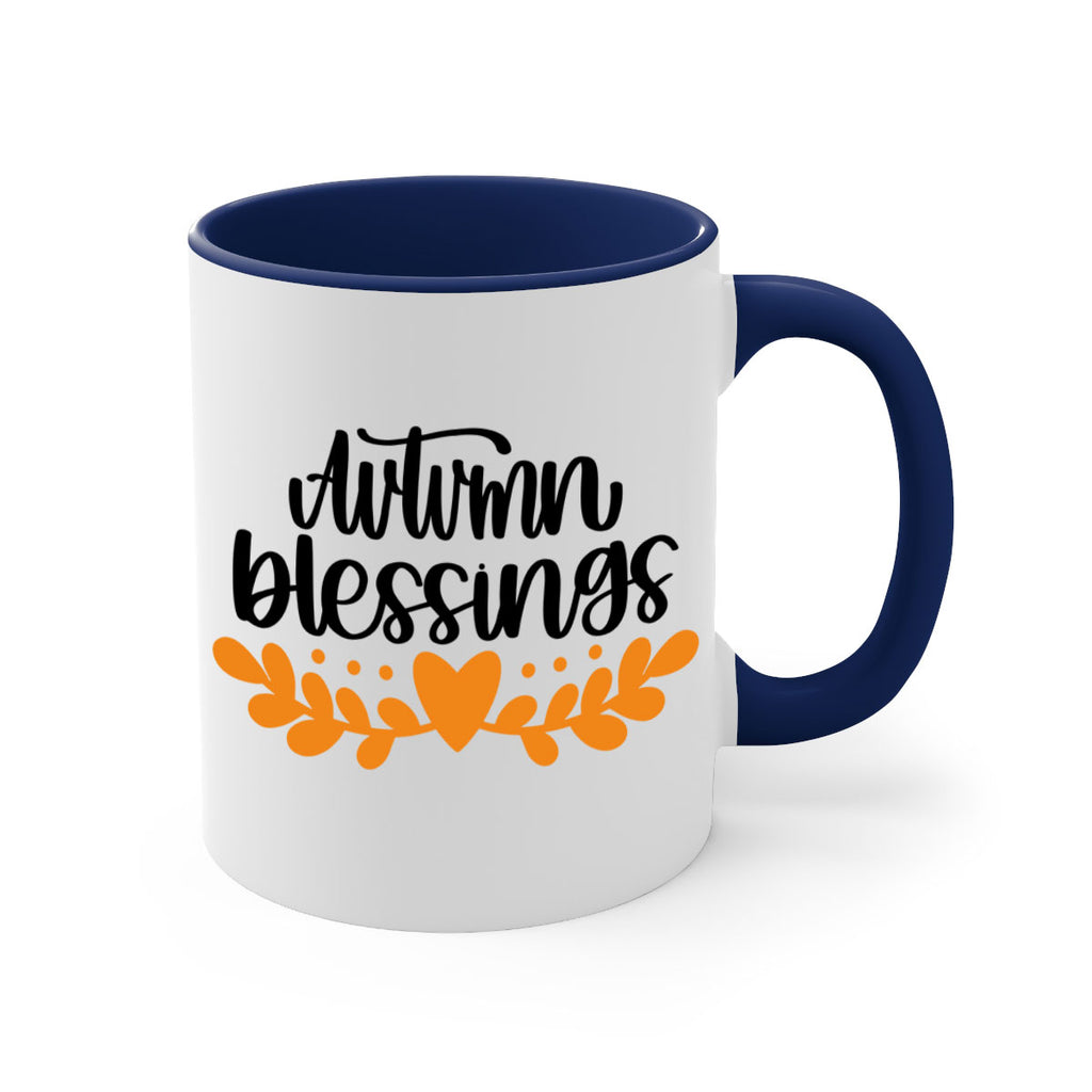 Autumn Blessings 472#- fall-Mug / Coffee Cup