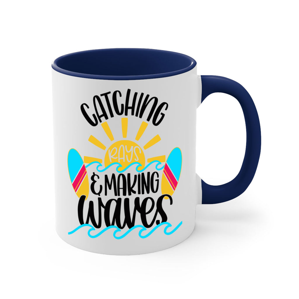 Catching Rays Making Waves Style 49#- Summer-Mug / Coffee Cup