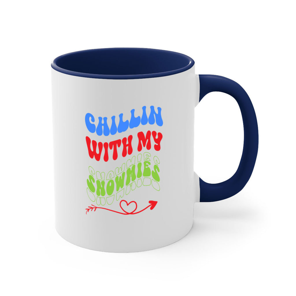 Chillin with my snowmies 42#- winter-Mug / Coffee Cup
