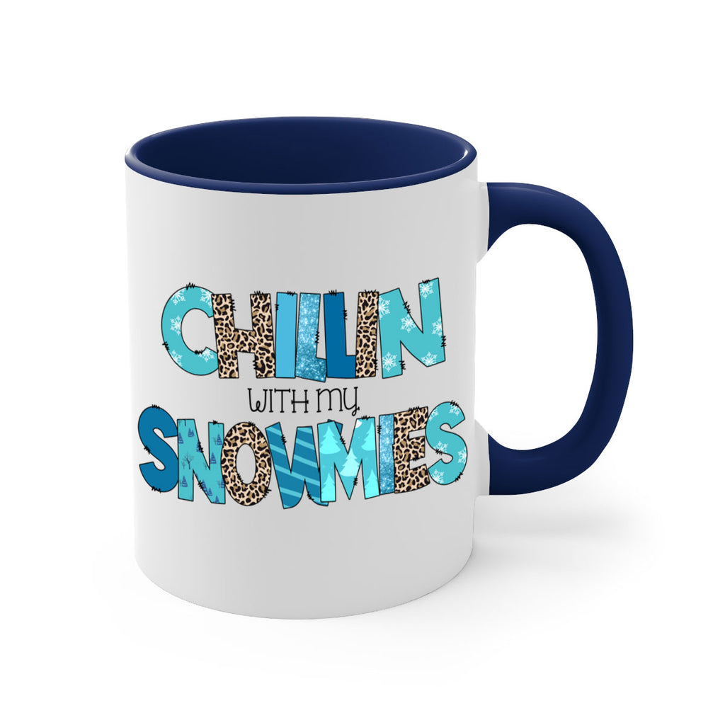 Chillin with my snowmies 43#- winter-Mug / Coffee Cup