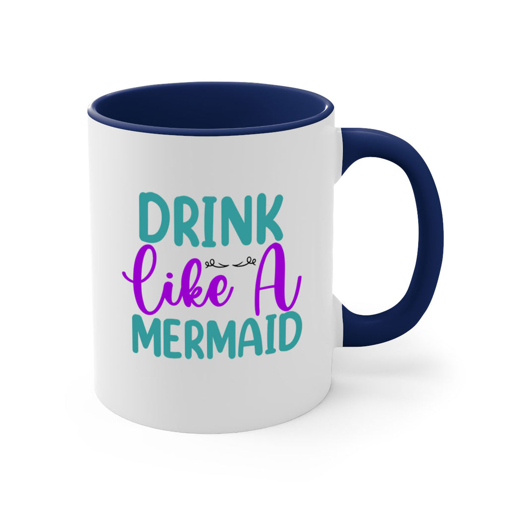 Drink Like A Mermaid 139#- mermaid-Mug / Coffee Cup