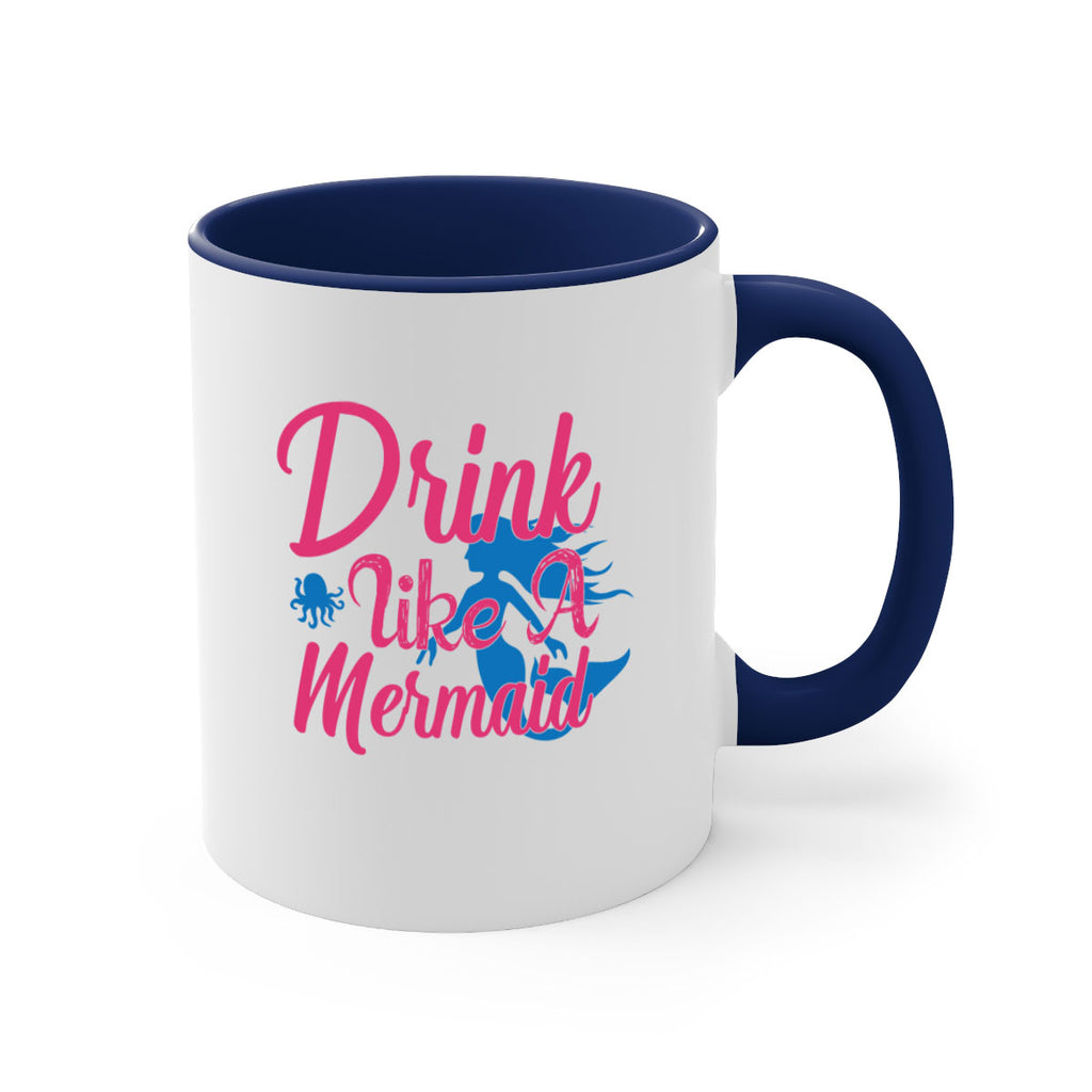 Drink Like A Mermaid 140#- mermaid-Mug / Coffee Cup
