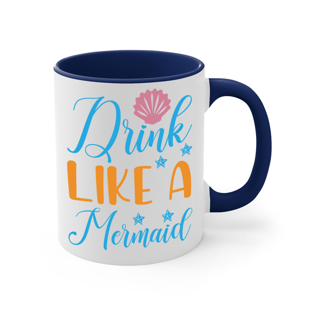 Drink Like a Mermaid 153#- mermaid-Mug / Coffee Cup