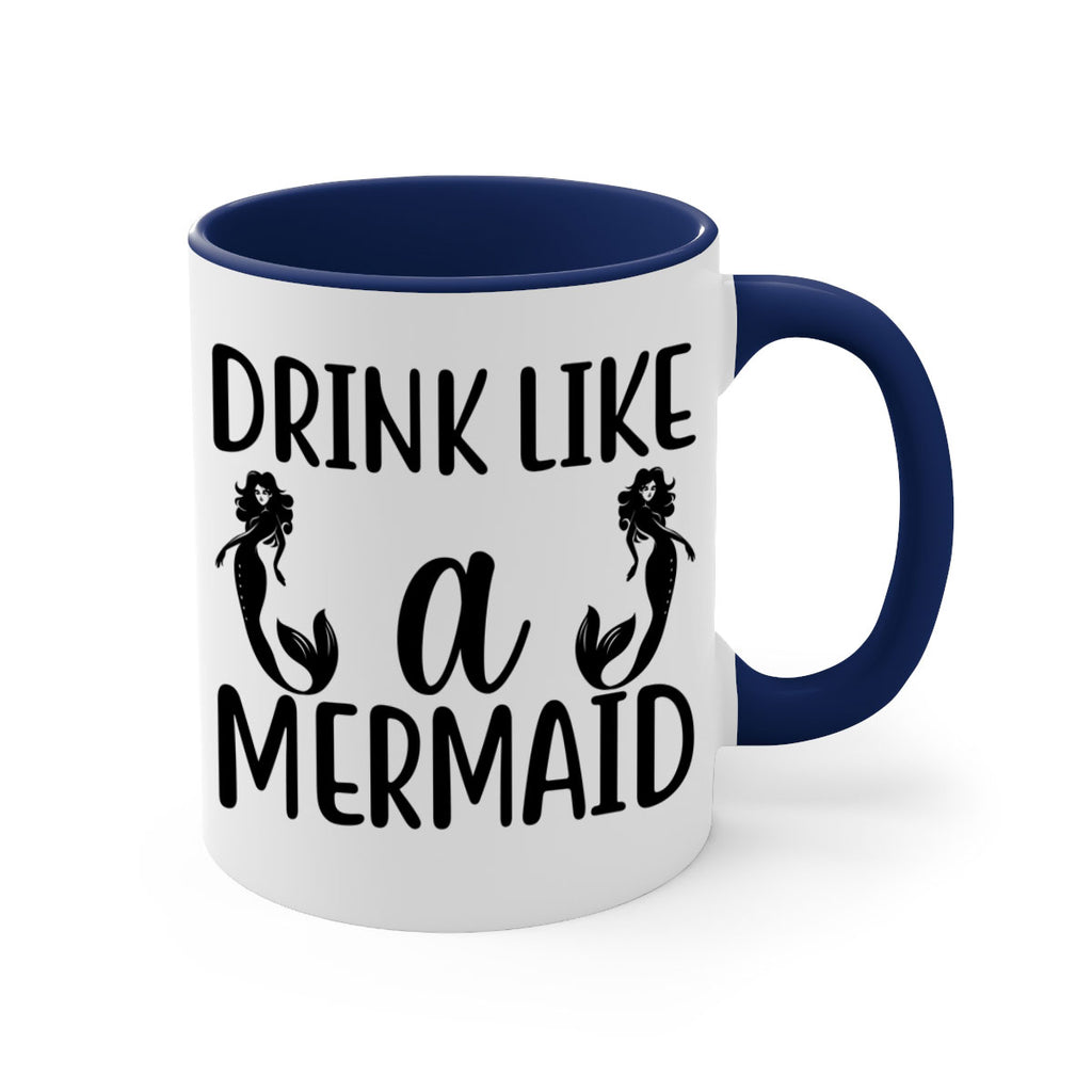 Drink like a mermaid 148#- mermaid-Mug / Coffee Cup