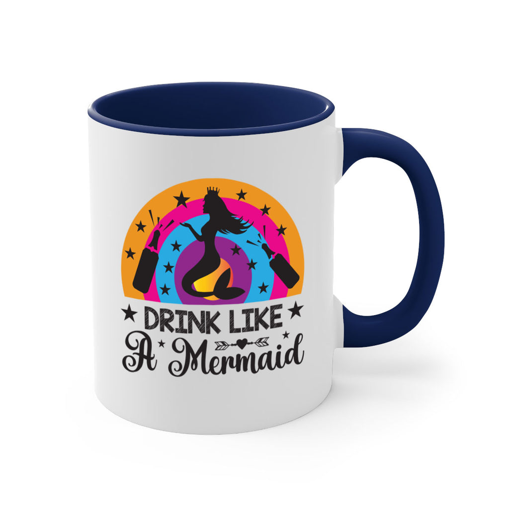 Drink like a mermaid 150#- mermaid-Mug / Coffee Cup
