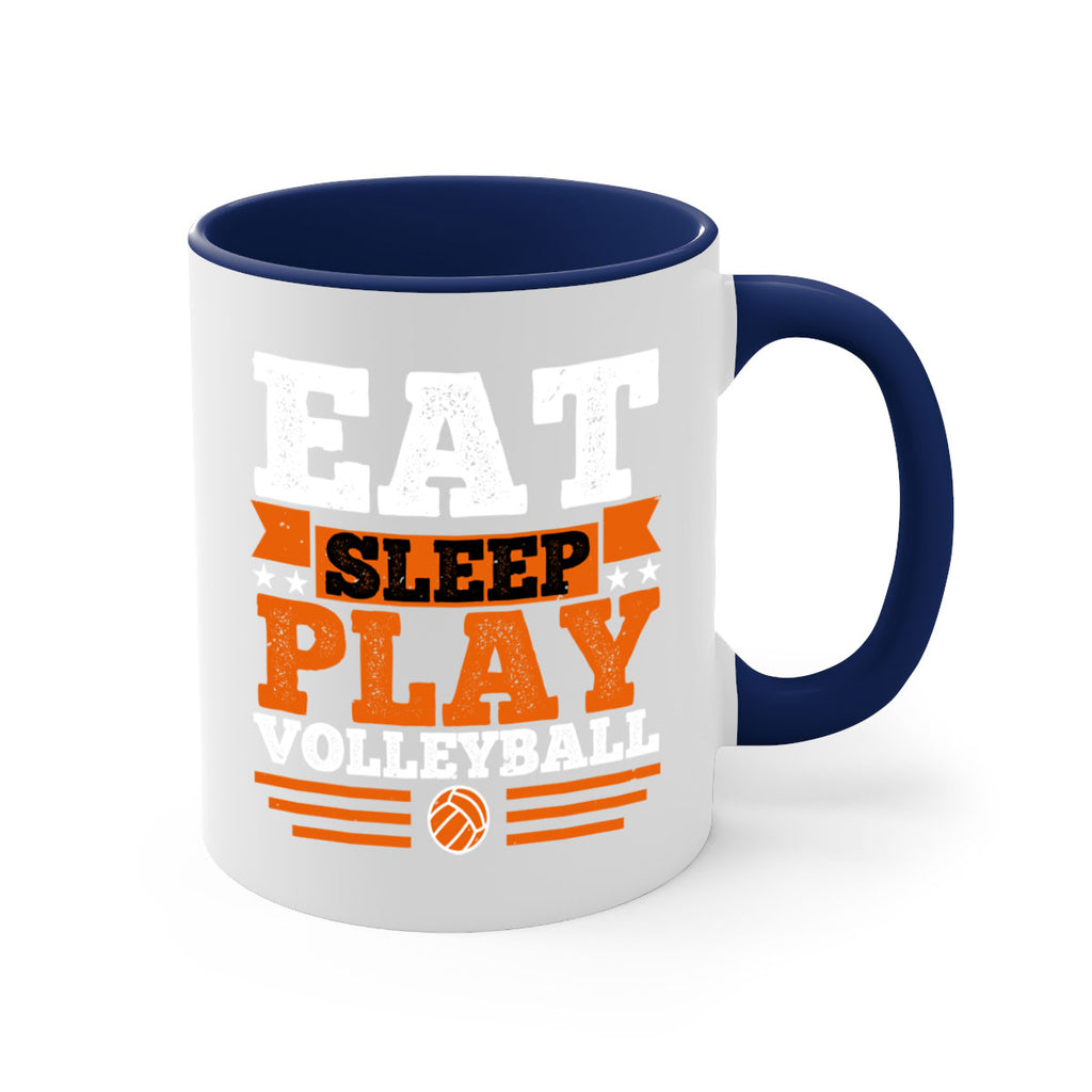 Eat sleep play volleyball 2341#- basketball-Mug / Coffee Cup