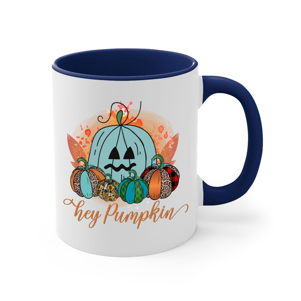 Hey Pumpkin 302#- fall-Mug / Coffee Cup