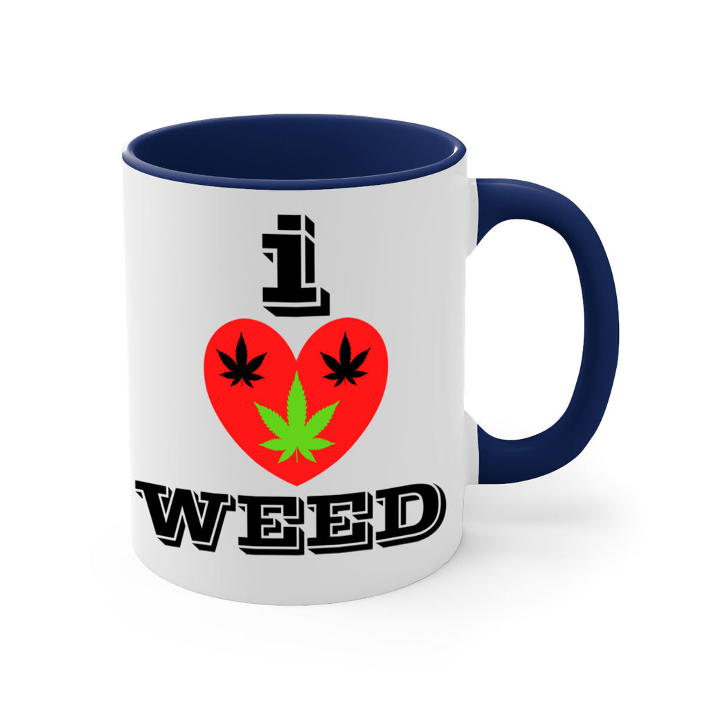 I love weed 128#- marijuana-Mug / Coffee Cup