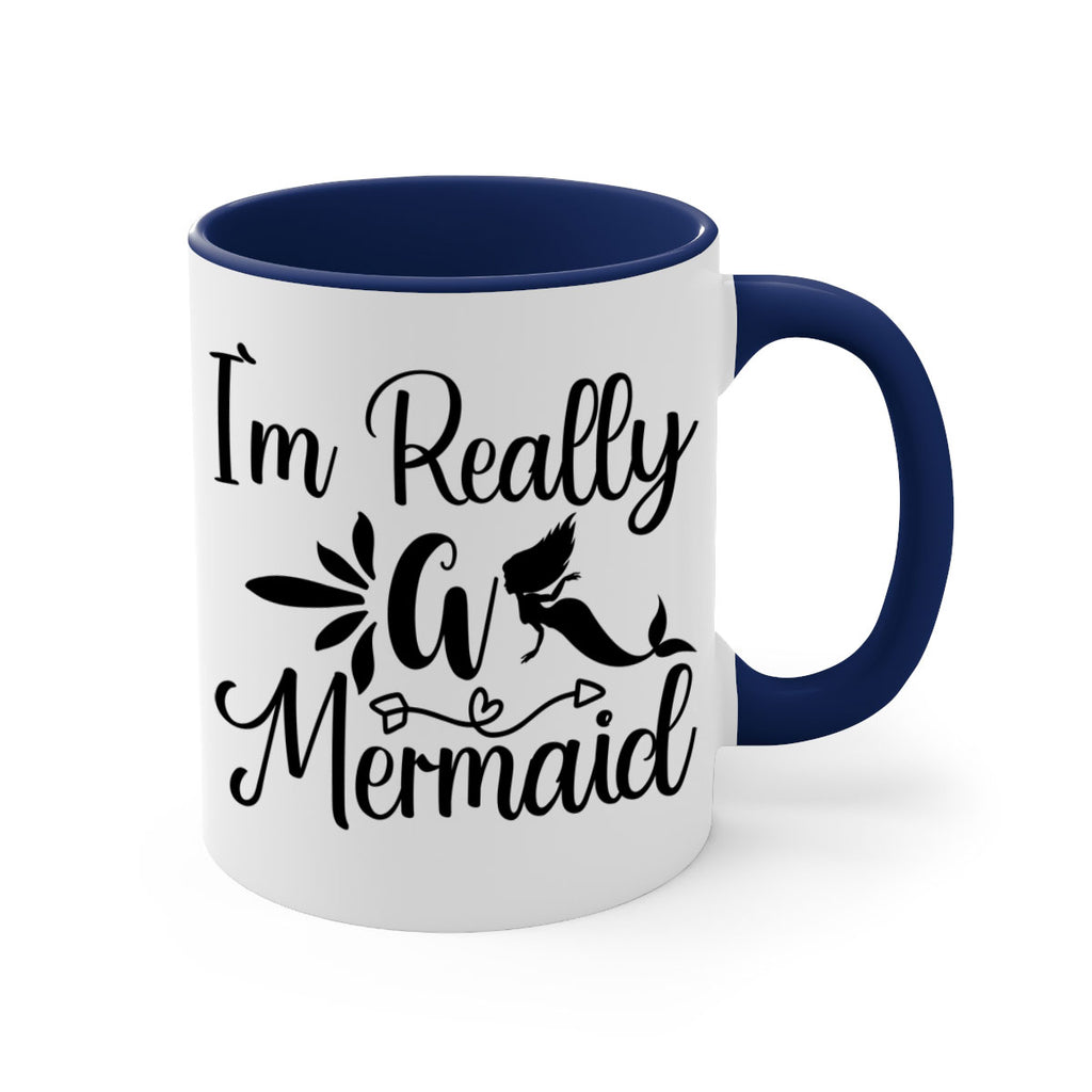 Im really a mermaid 261#- mermaid-Mug / Coffee Cup