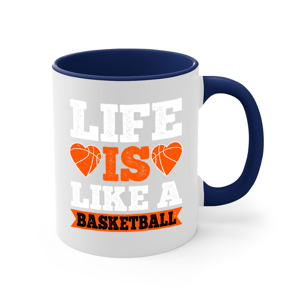 Life is like a basketball 2042#- basketball-Mug / Coffee Cup