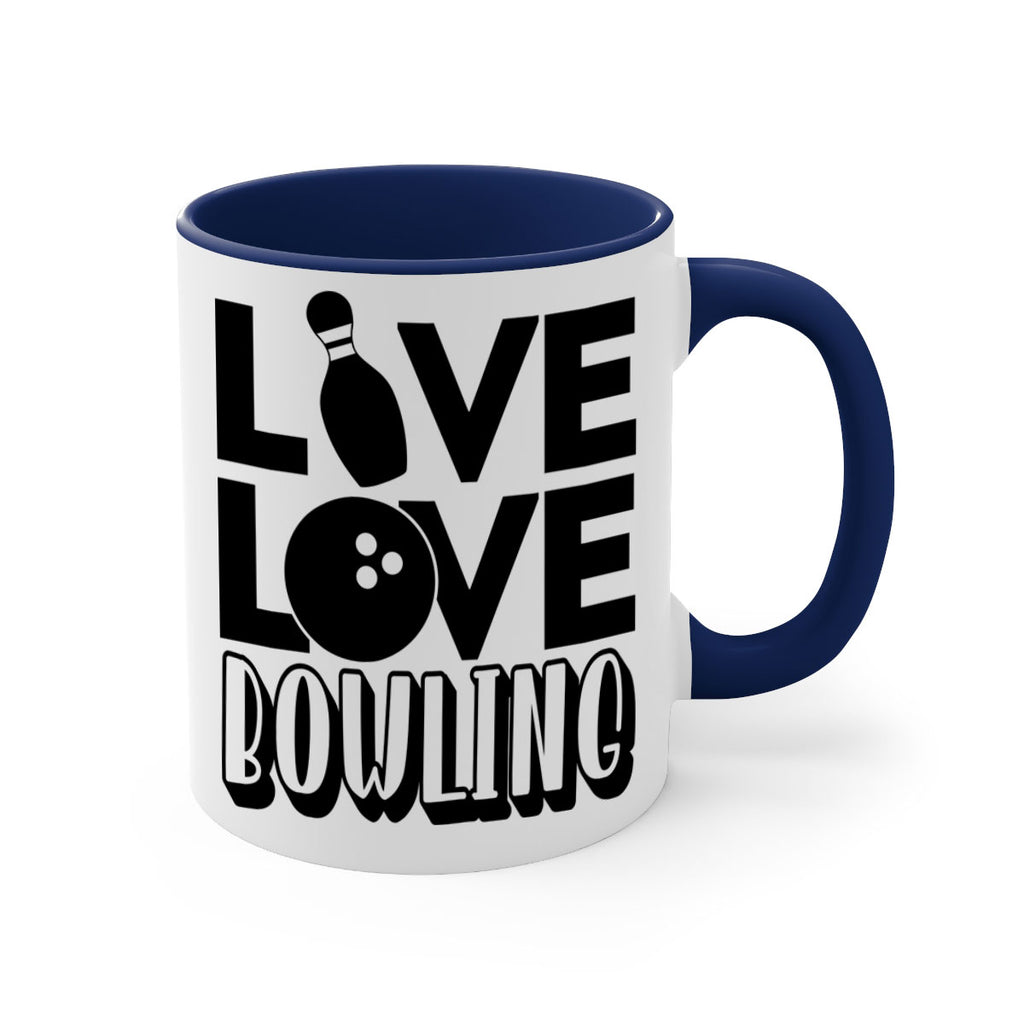 Live Love Bowling 833#- bowling-Mug / Coffee Cup